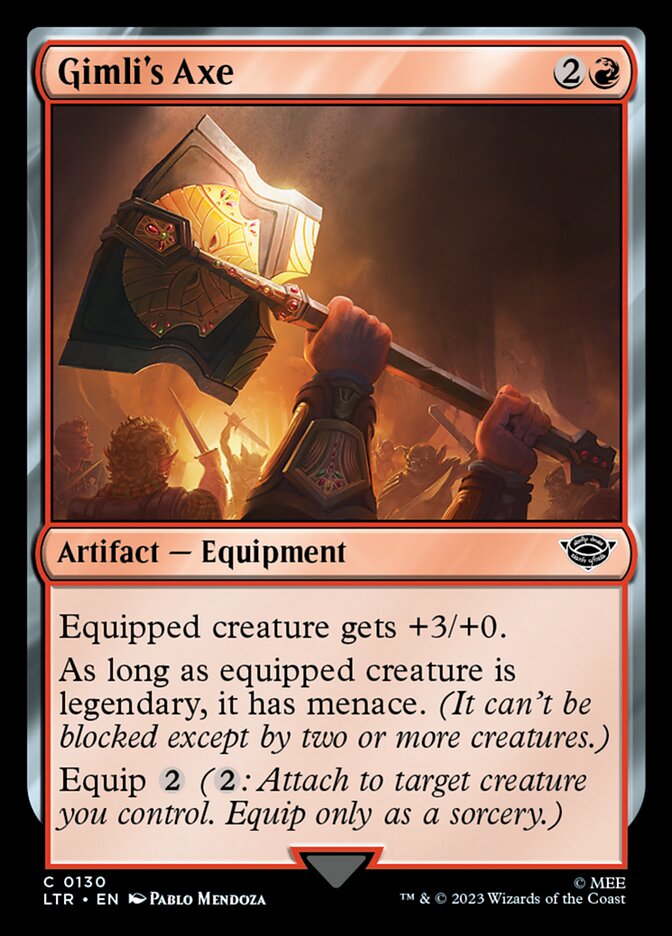 Gimli's Axe [The Lord of the Rings: Tales of Middle-Earth] | Eastridge Sports Cards & Games