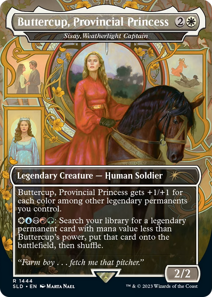 Buttercup, Provincial Princess - Sisay, Weatherlight Captain [Secret Lair Drop Series] | Eastridge Sports Cards & Games