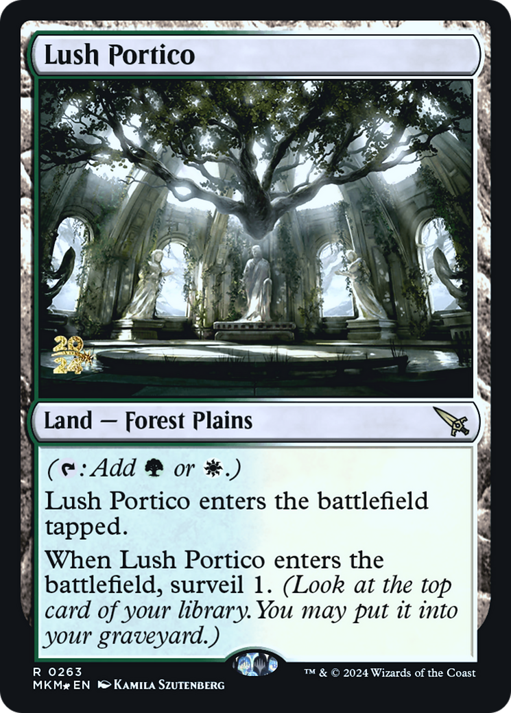 Lush Portico [Murders at Karlov Manor Prerelease Promos] | Eastridge Sports Cards & Games