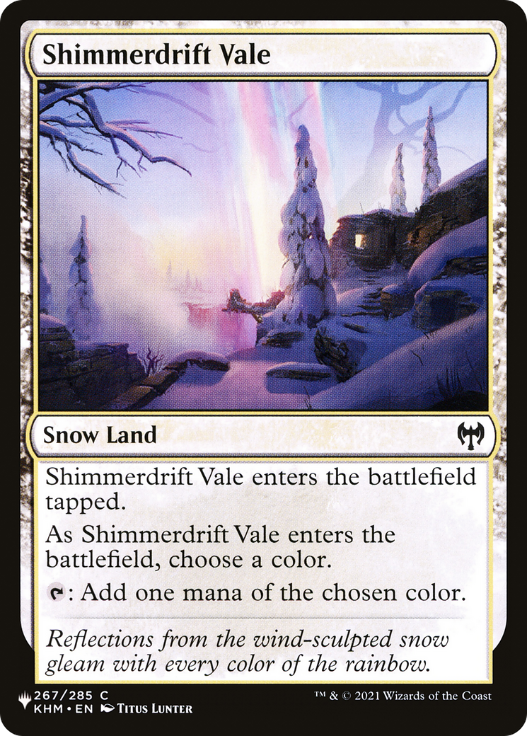 Shimmerdrift Vale [The List] | Eastridge Sports Cards & Games