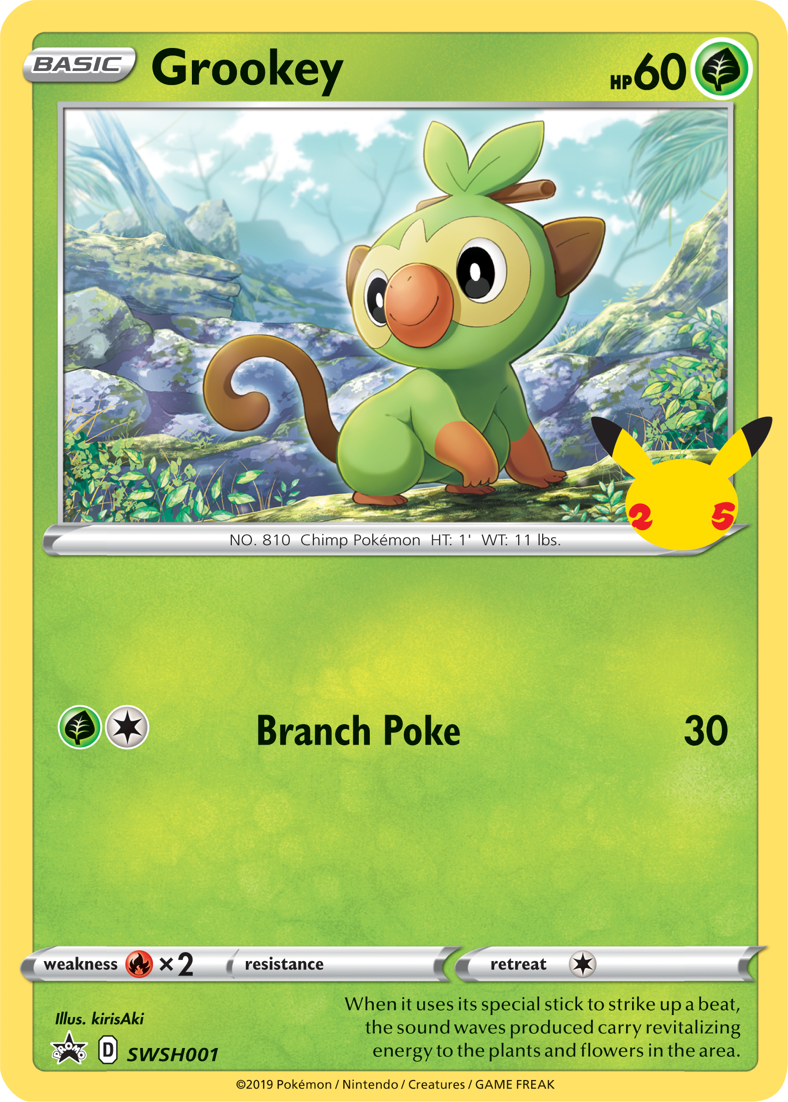 Grookey (SWSH001) (Jumbo Card) [First Partner Pack] | Eastridge Sports Cards & Games