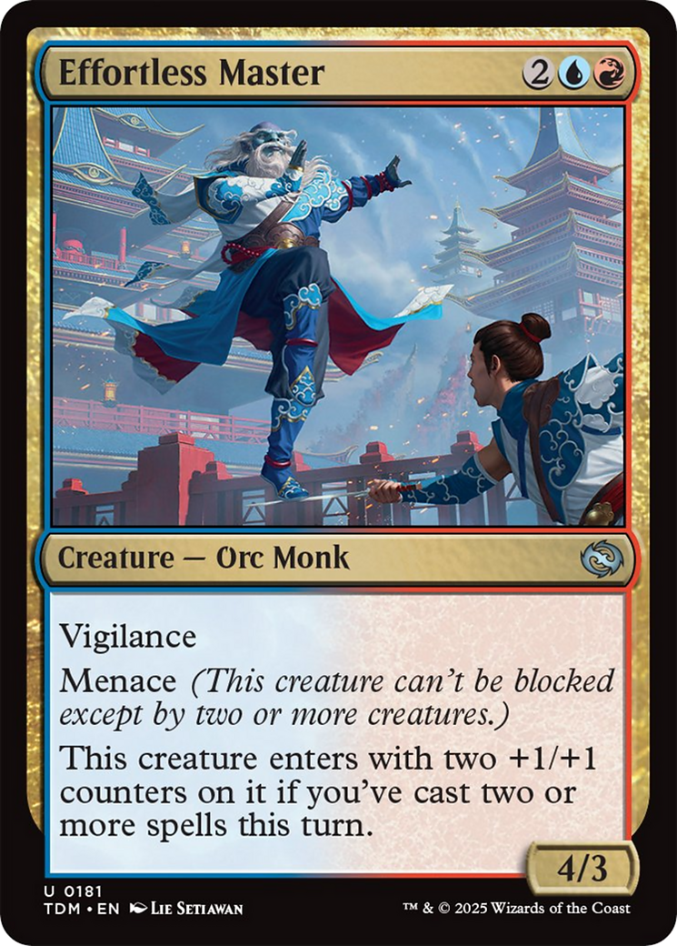 Effortless Master [Tarkir: Dragonstorm] | Eastridge Sports Cards & Games