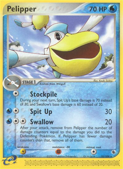 Pelipper (19/109) [EX: Ruby & Sapphire] | Eastridge Sports Cards & Games