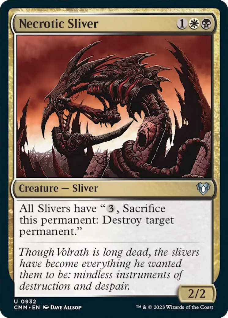 Necrotic Sliver [Commander Masters] | Eastridge Sports Cards & Games