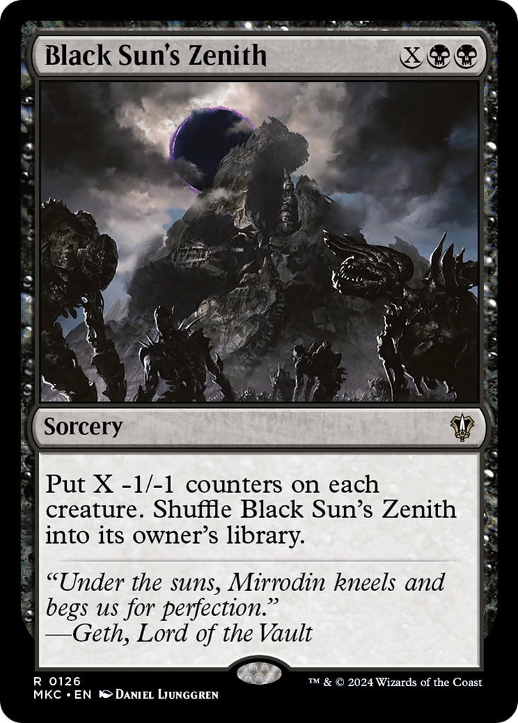 Black Sun's Zenith [Murders at Karlov Manor Commander] | Eastridge Sports Cards & Games