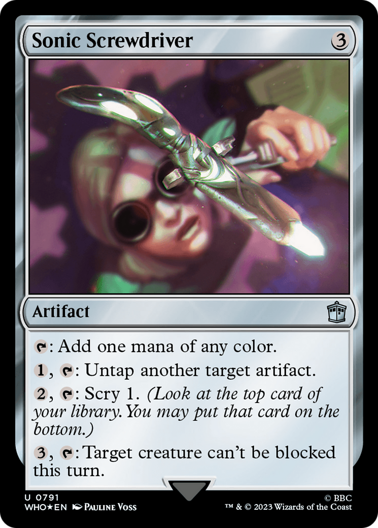 Sonic Screwdriver (0791) (Surge Foil) [Doctor Who] | Eastridge Sports Cards & Games