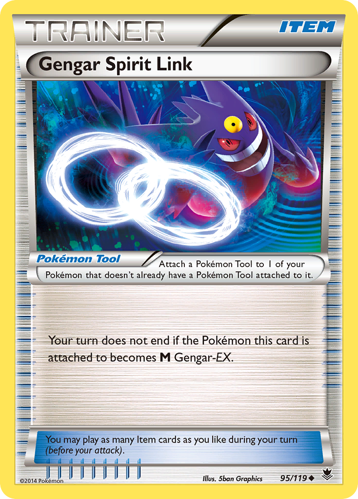 Gengar Spirit Link (95/119) [XY: Phantom Forces] | Eastridge Sports Cards & Games