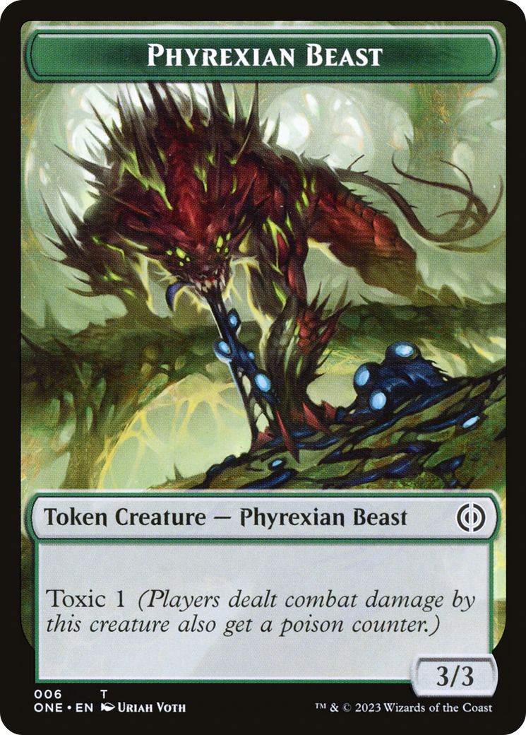 Phyrexian Beast Token [Phyrexia: All Will Be One Tokens] | Eastridge Sports Cards & Games