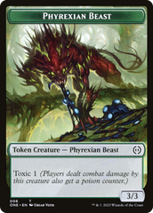 Phyrexian Goblin // Phyrexian Beast Double-Sided Token [Phyrexia: All Will Be One Tokens] | Eastridge Sports Cards & Games