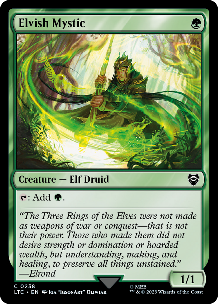 Elvish Mystic [The Lord of the Rings: Tales of Middle-Earth Commander] | Eastridge Sports Cards & Games