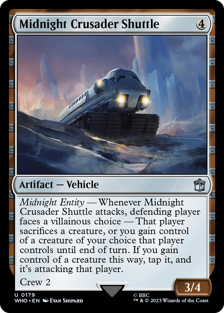 Midnight Crusader Shuttle [Doctor Who] | Eastridge Sports Cards & Games