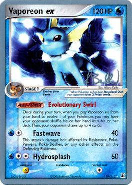 Vaporeon ex (110/113) (Eeveelutions - Jimmy Ballard) [World Championships 2006] | Eastridge Sports Cards & Games