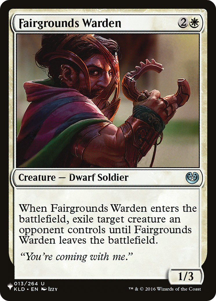 Fairgrounds Warden [The List Reprints] | Eastridge Sports Cards & Games