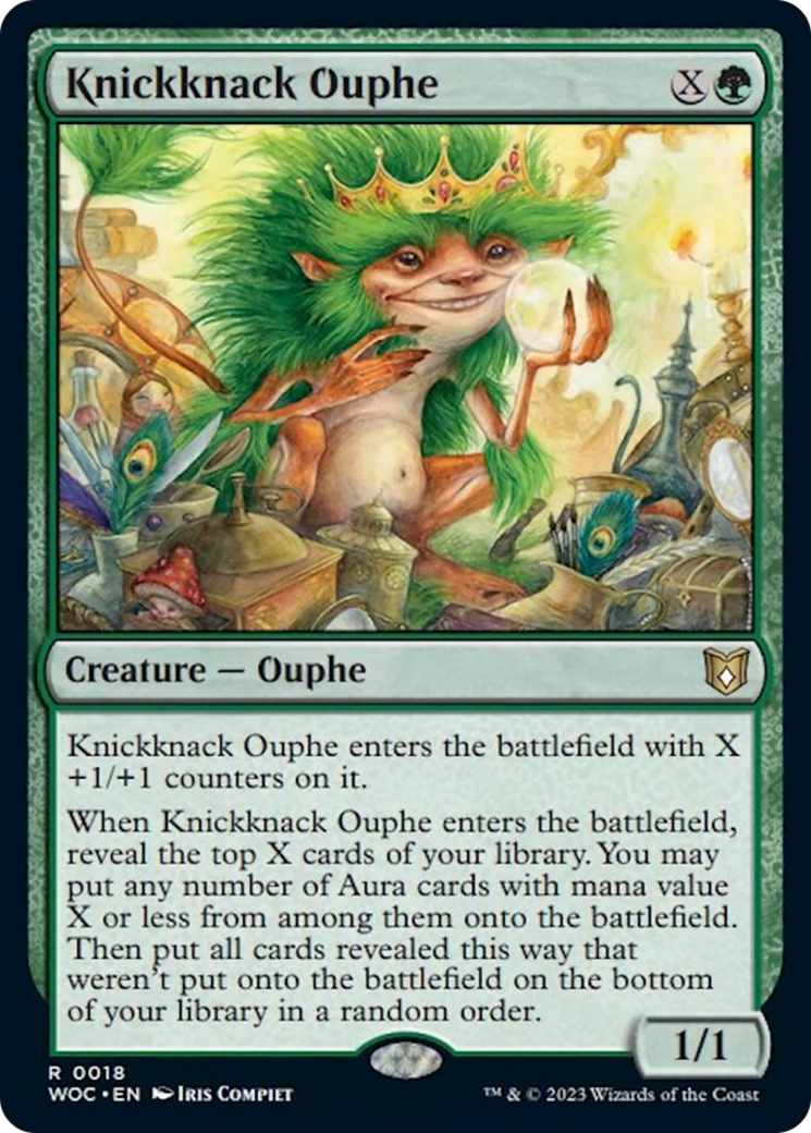 Knickknack Ouphe [Wilds of Eldraine Commander] | Eastridge Sports Cards & Games