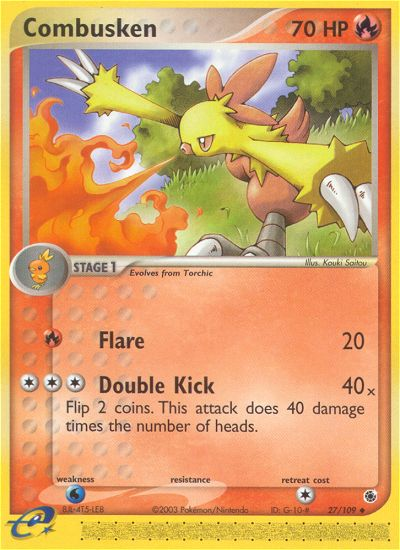 Combusken (27/109) [EX: Ruby & Sapphire] | Eastridge Sports Cards & Games