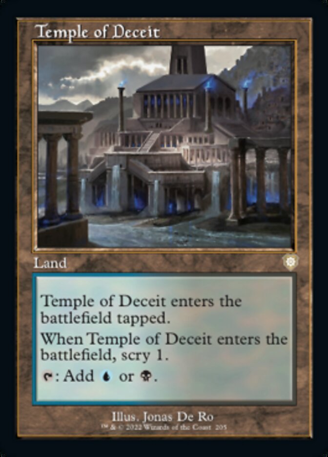 Temple of Deceit (Retro) [The Brothers' War Commander] | Eastridge Sports Cards & Games