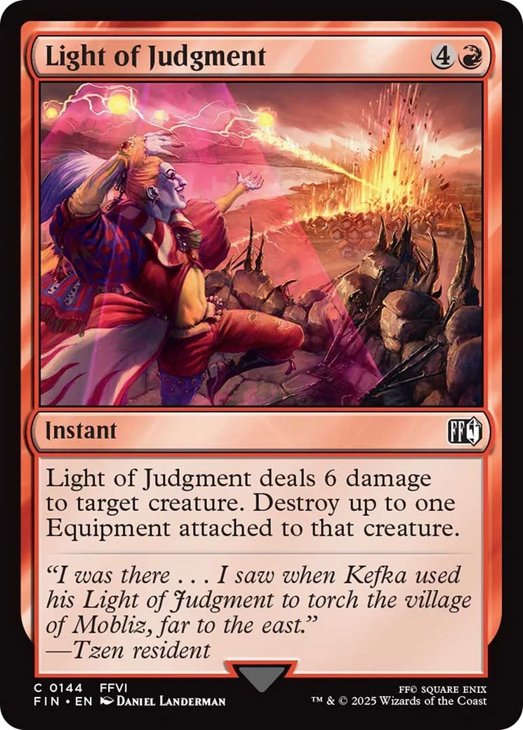 Light of Judgment [FINAL FANTASY] | Eastridge Sports Cards & Games
