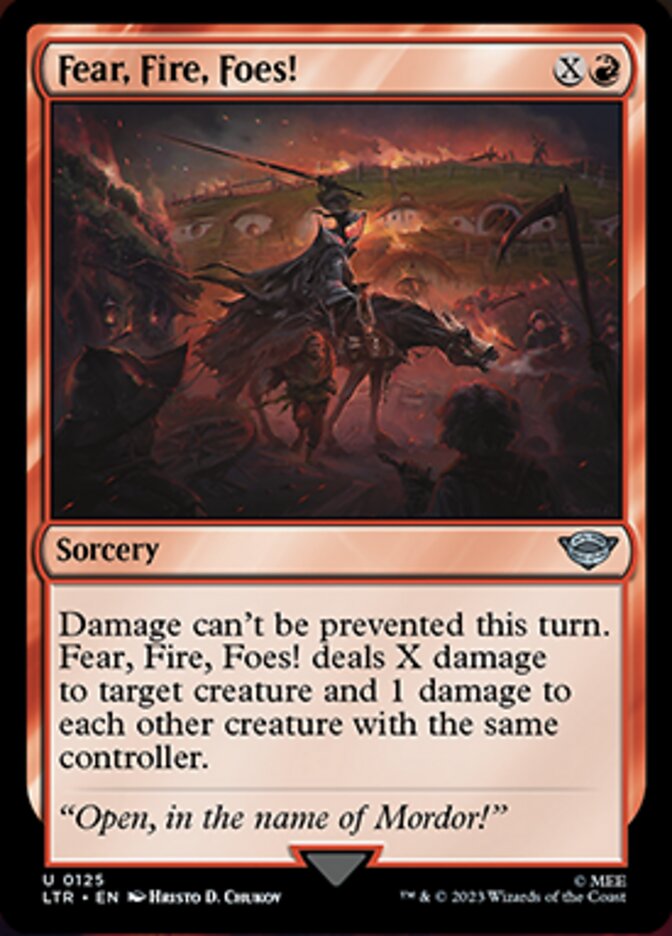 Fear, Fire, Foes! [The Lord of the Rings: Tales of Middle-Earth] | Eastridge Sports Cards & Games