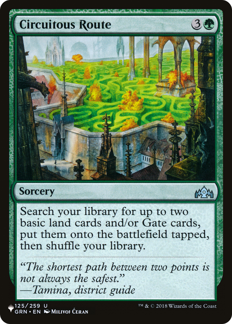 Circuitous Route [The List] | Eastridge Sports Cards & Games