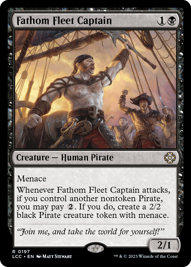 Fathom Fleet Captain [The Lost Caverns of Ixalan Commander] | Eastridge Sports Cards & Games