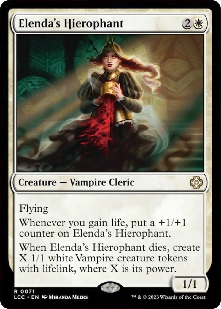 Elenda's Hierophant [The Lost Caverns of Ixalan Commander] | Eastridge Sports Cards & Games
