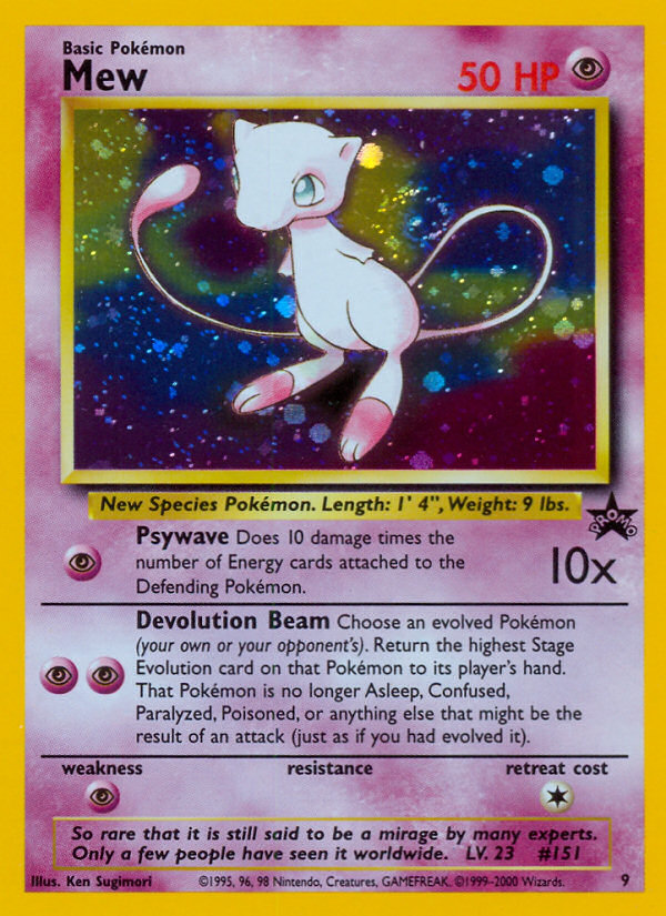 Mew (9) [Wizards of the Coast: Black Star Promos] | Eastridge Sports Cards & Games