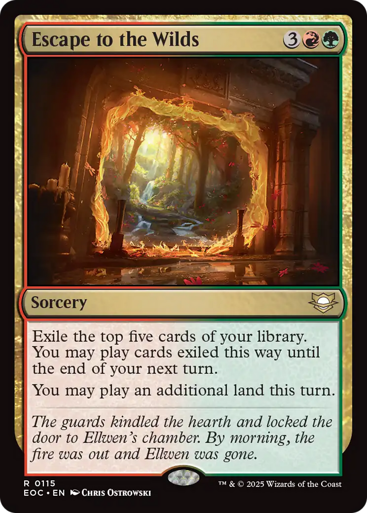 Escape to the Wilds [Edge of Eternities Commander] | Eastridge Sports Cards & Games