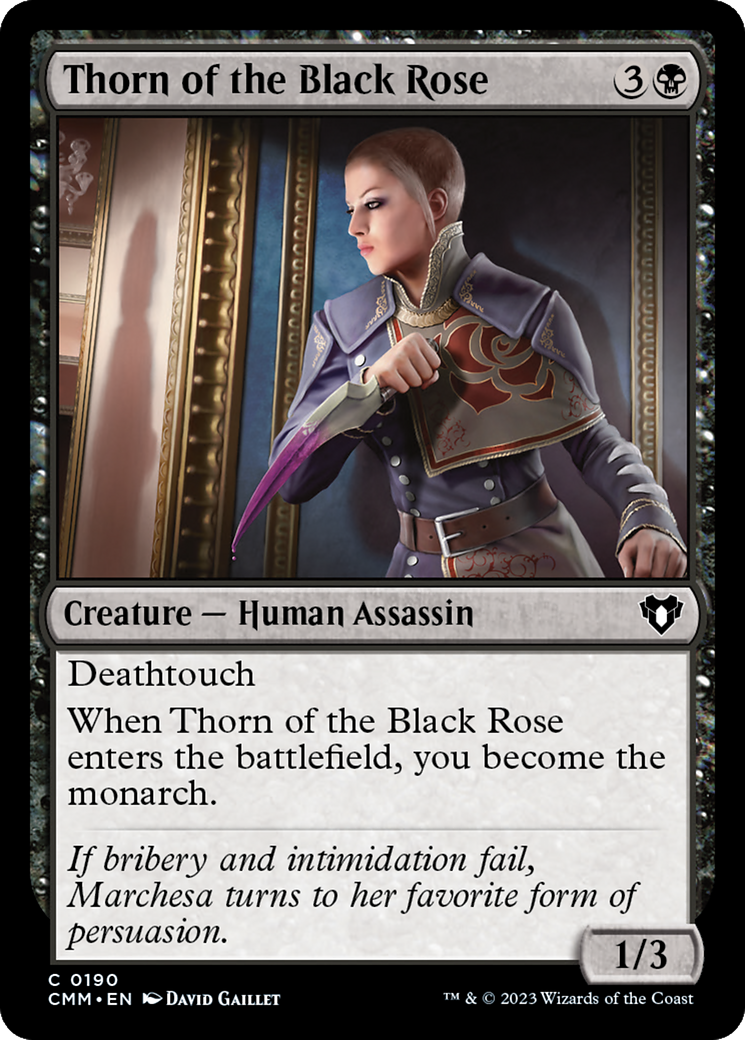 Thorn of the Black Rose [Commander Masters] | Eastridge Sports Cards & Games