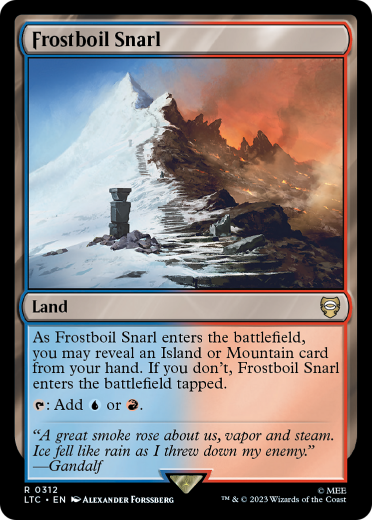 Frostboil Snarl [The Lord of the Rings: Tales of Middle-Earth Commander] | Eastridge Sports Cards & Games