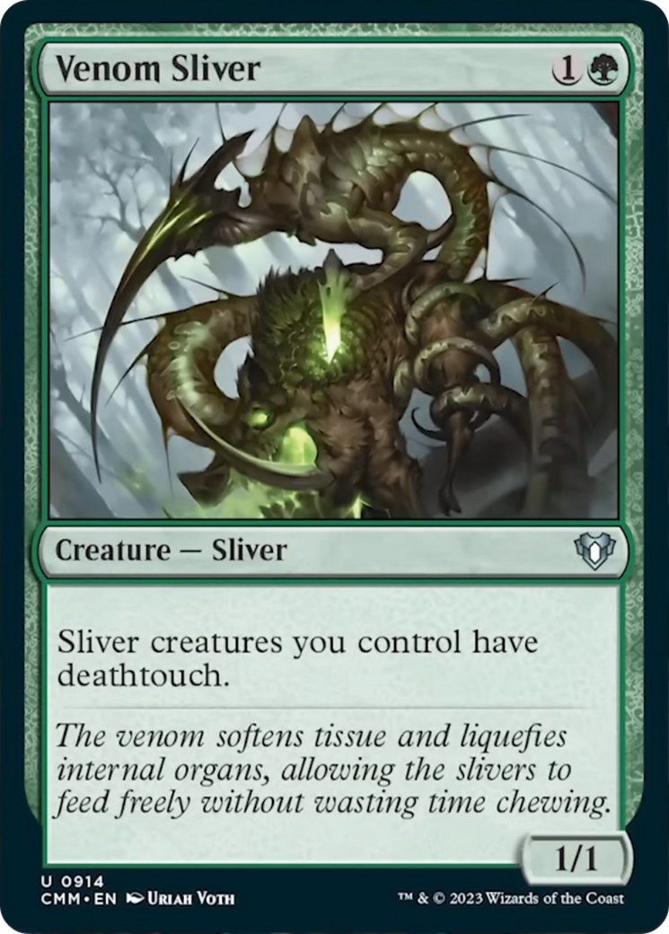 Venom Sliver [Commander Masters] | Eastridge Sports Cards & Games