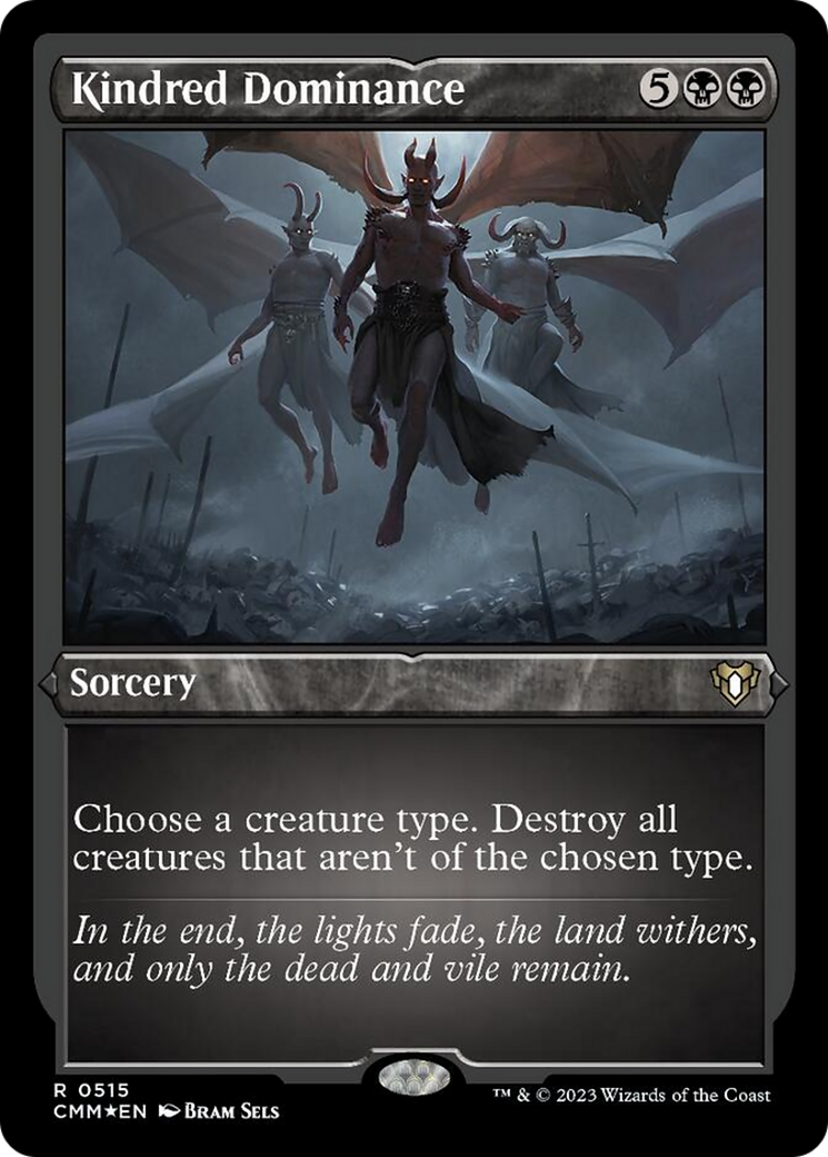 Kindred Dominance (Foil Etched) [Commander Masters] | Eastridge Sports Cards & Games