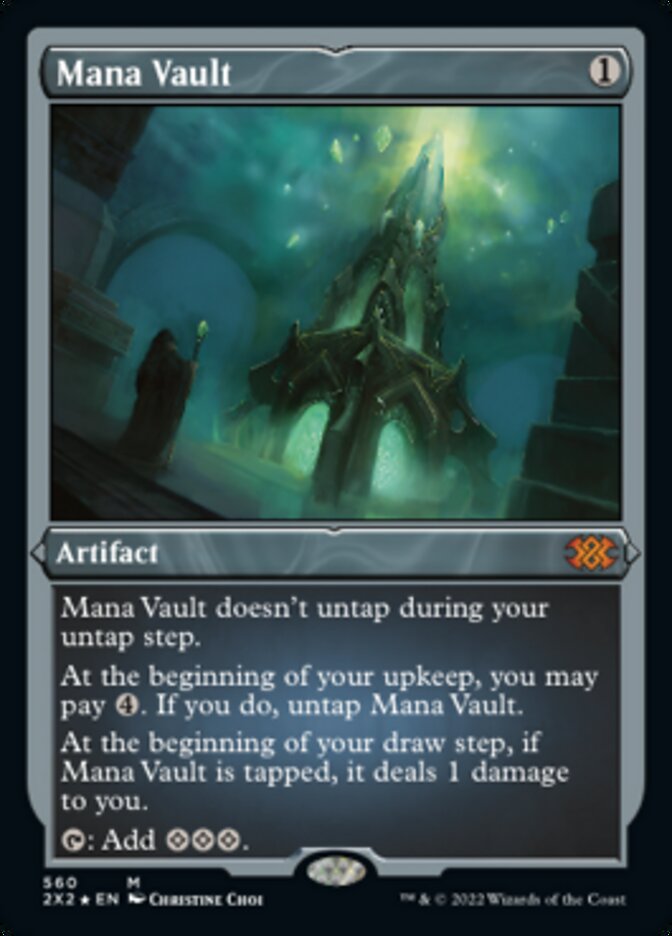Mana Vault (Foil Etched) [Double Masters 2022] | Eastridge Sports Cards & Games