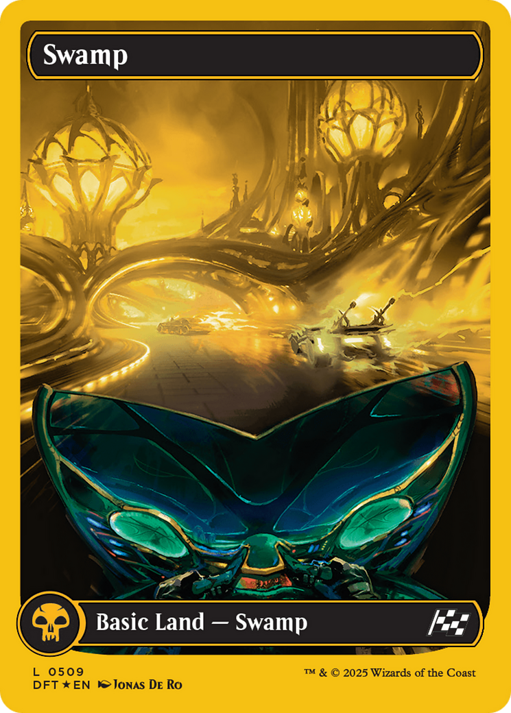 Swamp (0509) (First-Place Foil) [Aetherdrift] | Eastridge Sports Cards & Games