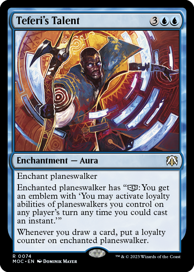 Teferi's Talent [March of the Machine Commander] | Eastridge Sports Cards & Games