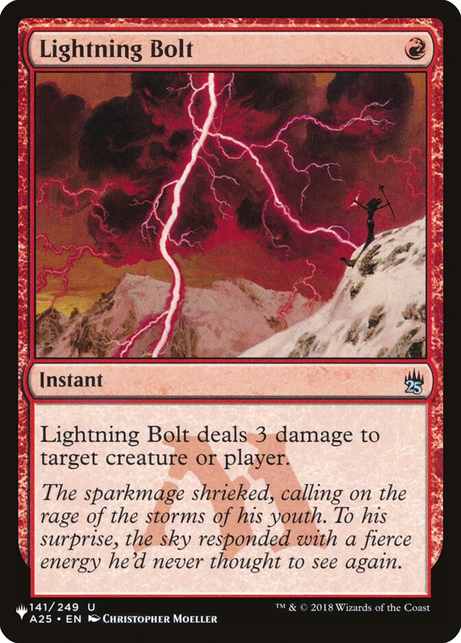 Lightning Bolt (141/249) [The List] | Eastridge Sports Cards & Games