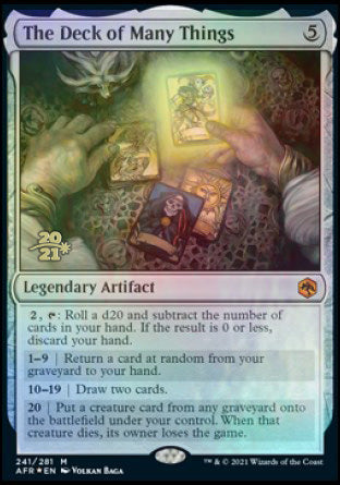 The Deck of Many Things [Dungeons & Dragons: Adventures in the Forgotten Realms Prerelease Promos] | Eastridge Sports Cards & Games