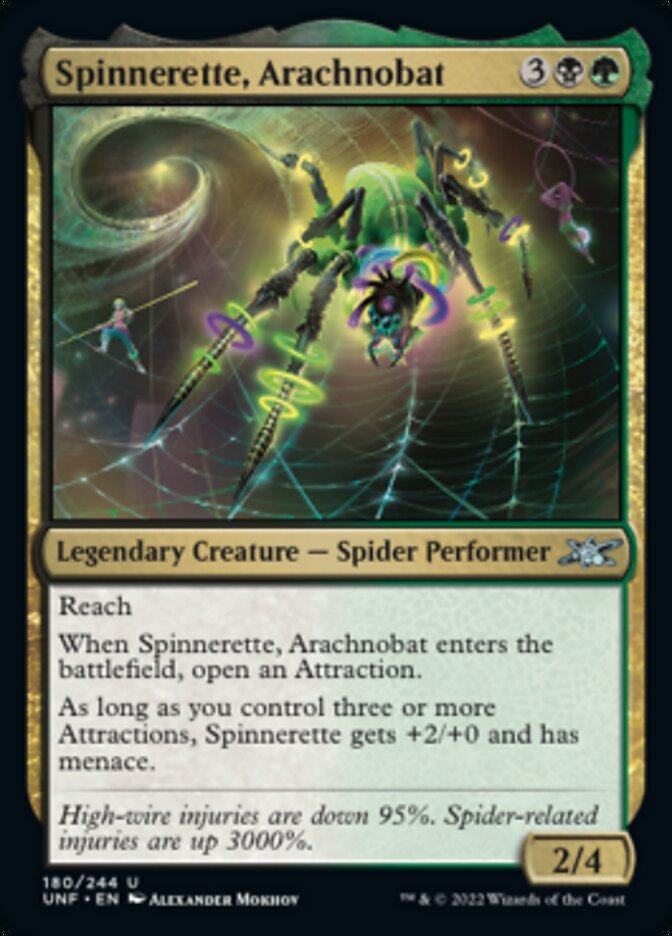 Spinnerette, Arachnobat [Unfinity] | Eastridge Sports Cards & Games