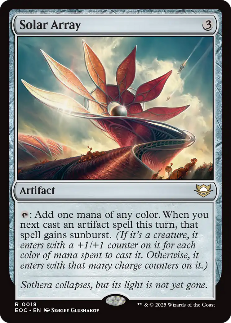 Solar Array [Edge of Eternities Commander] | Eastridge Sports Cards & Games