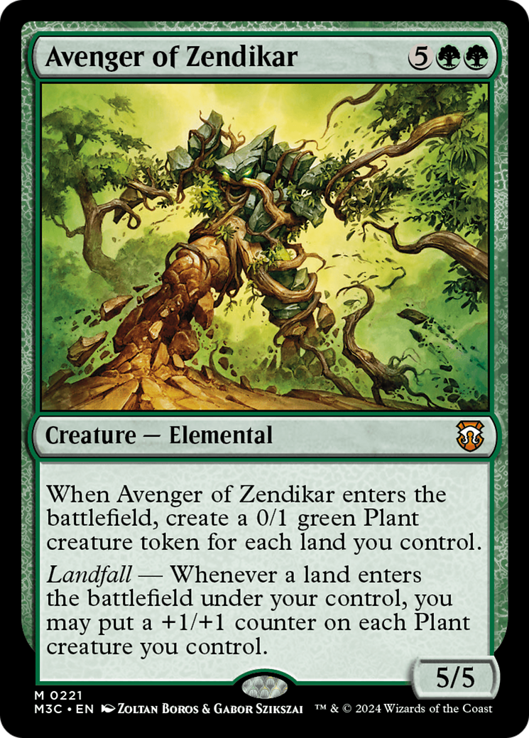 Avenger of Zendikar (Ripple Foil) [Modern Horizons 3 Commander] | Eastridge Sports Cards & Games