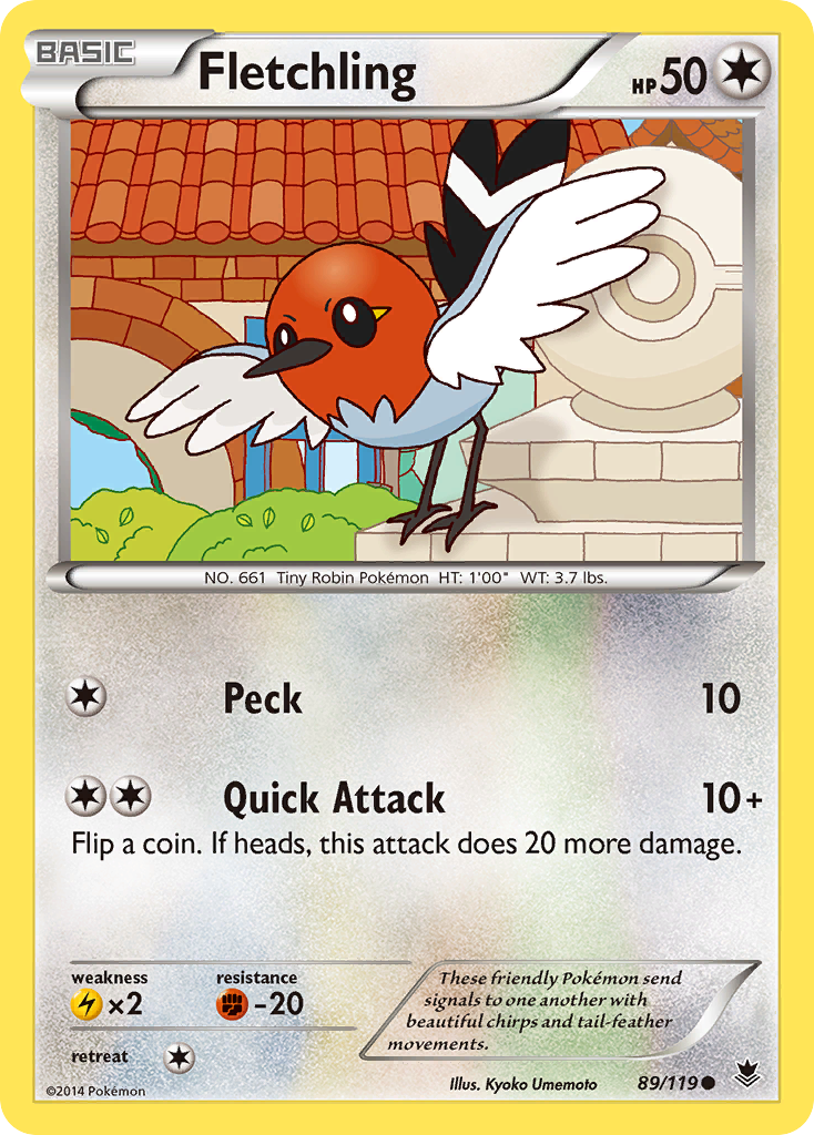 Fletchling (89/119) [XY: Phantom Forces] | Eastridge Sports Cards & Games