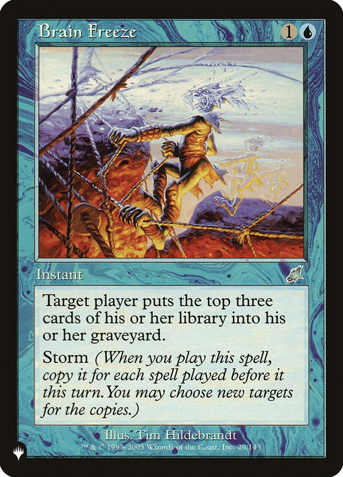 Brain Freeze [The List] | Eastridge Sports Cards & Games