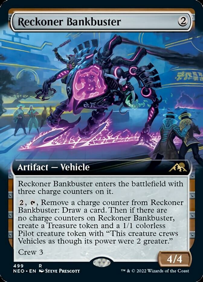 Reckoner Bankbuster (Extended Art) [Kamigawa: Neon Dynasty] | Eastridge Sports Cards & Games