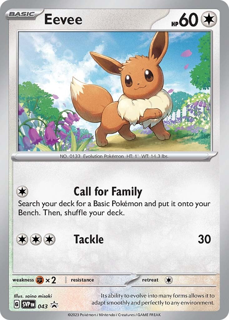 Eevee (043) [Scarlet & Violet: Black Star Promos] | Eastridge Sports Cards & Games