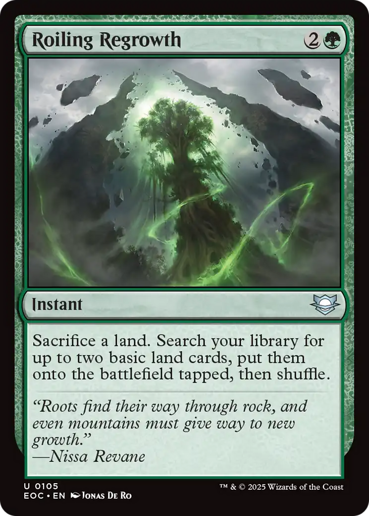 Roiling Regrowth [Edge of Eternities Commander] | Eastridge Sports Cards & Games