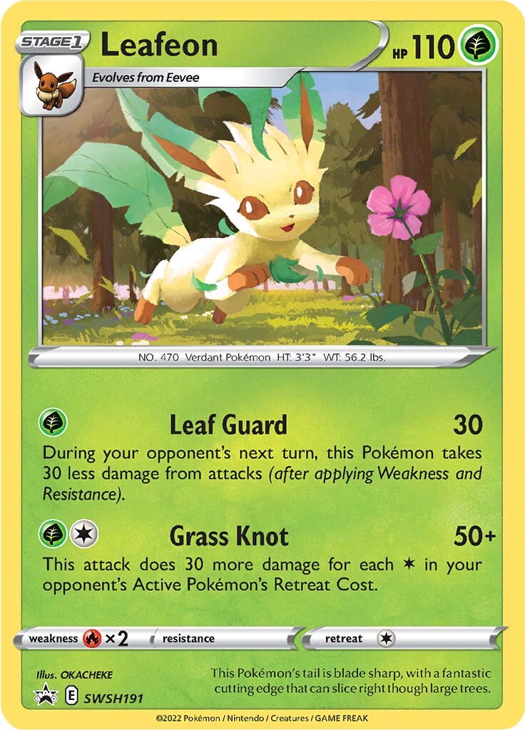 Leafeon (SWSH191) [Sword & Shield: Black Star Promos] | Eastridge Sports Cards & Games