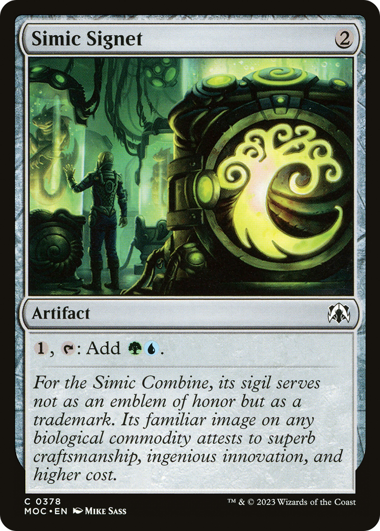 Simic Signet [March of the Machine Commander] | Eastridge Sports Cards & Games