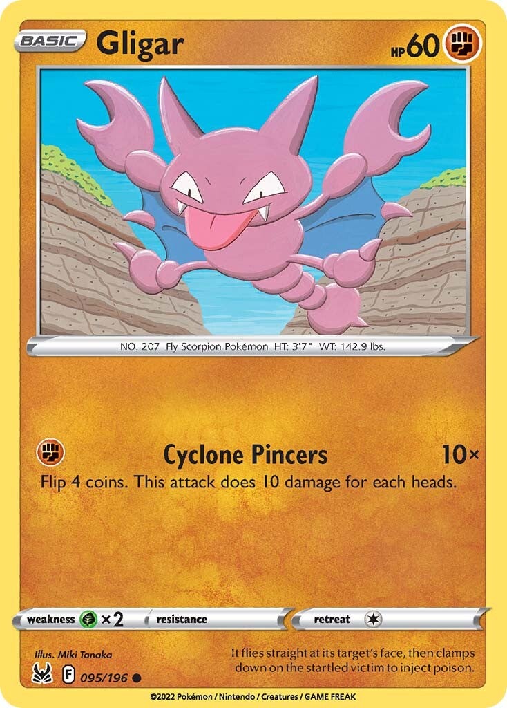 Gligar (095/196) [Sword & Shield: Lost Origin] | Eastridge Sports Cards & Games