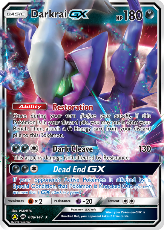 Darkrai GX (88a/147) [Alternate Art Promos] | Eastridge Sports Cards & Games