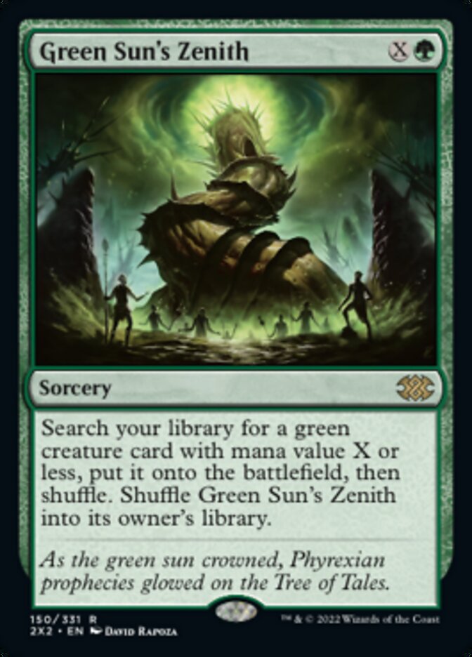 Green Sun's Zenith [Double Masters 2022] | Eastridge Sports Cards & Games