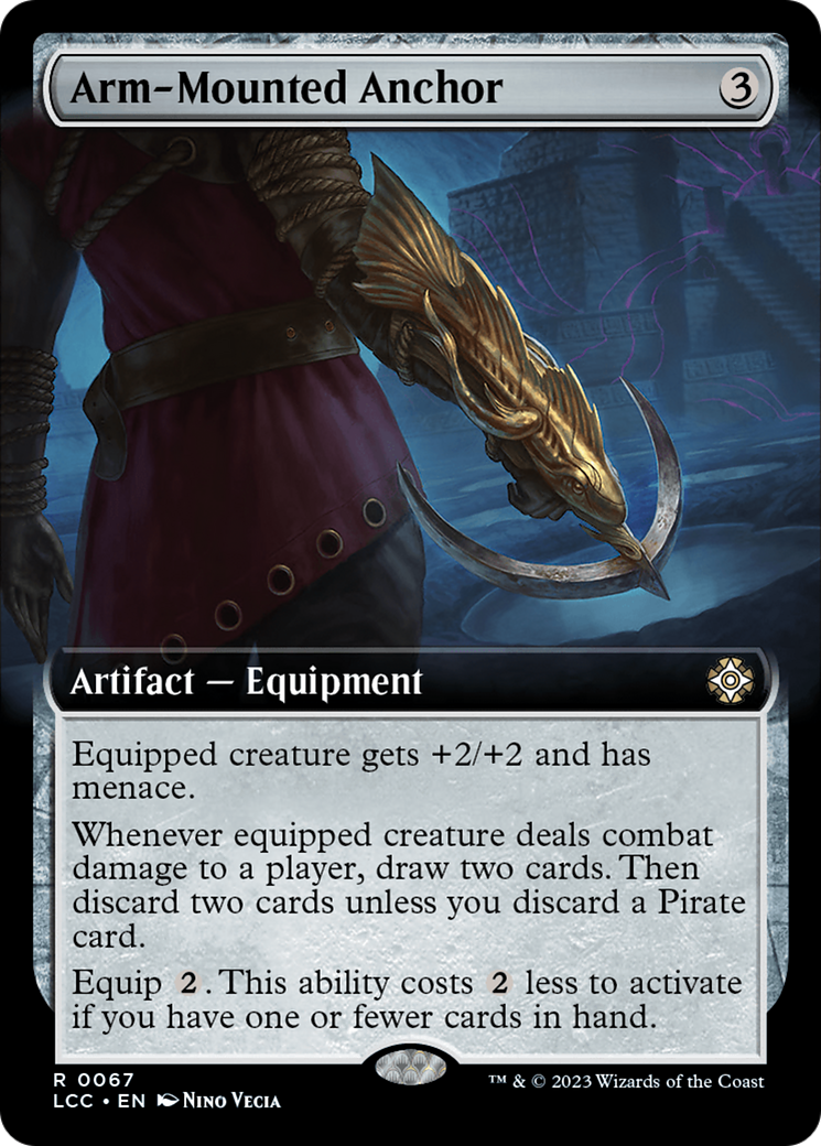 Arm-Mounted Anchor (Extended Art) [The Lost Caverns of Ixalan Commander] | Eastridge Sports Cards & Games